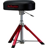 Pearl Roadster Drum Throne Trilateral Seat w/Red Gas Lift Base