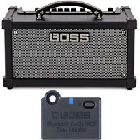 Boss Dual Cube LX Guitar Amplifier with Bluetooth Adaptor