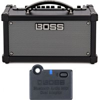 Read more about the article Boss Dual Cube LX Guitar Amplifier with Bluetooth Adaptor