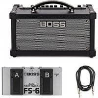 Boss Dual Cube LX Guitar Amplifier with Footswitch