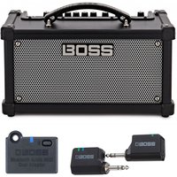 Boss Dual Cube LX Guitar Amplifier Wireless Bundle