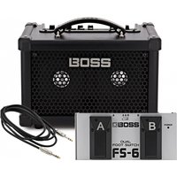 Boss Dual Cube Bass LX Bass Guitar Amplifier with Footswitch