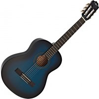 Deluxe Junior 1/2 Classical Guitar Blue by Gear4music