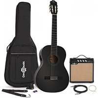 Read more about the article Deluxe Classical Electro Acoustic Guitar Black + Amp Pack