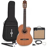 Deluxe Electro Classical Guitar Amp Pack by Gear4music Cedar