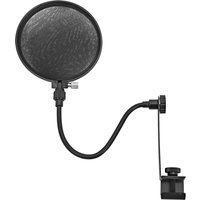 Microphone Pop Filter Shield for Mic Stand by Gear4music