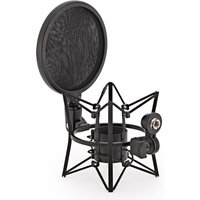 Microphone Shock Mount with Pop Filter by Gear4music