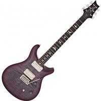 PRS CE24 Ebony FB 57/08s Satin Grey Black Purpleburst #0358381