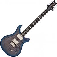 PRS CE24 Ebony FB 57/08s Satin Faded Grey Black Blue Burst #0358375