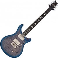 PRS CE24 Ebony FB 57/08s Satin Faded Grey Black Blue Burst #0357672