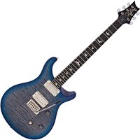 PRS CE24 Ebony FB 57/08s Satin Faded Grey Black Blue Burst #0357668