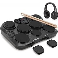 Read more about the article DD70 Portable Electric Drum Pad with Headphones by Gear4music