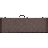 Deluxe Bass Guitar Case by Gear4music - Dark Brown