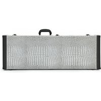 Deluxe Electric Guitar Case by Gear4music - Silver