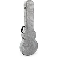 Deluxe Fitted Electric Guitar Case by Gear4music - Silver