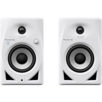 Pioneer DJ DM-40D-BT Bluetooth Monitor Speakers White - Nearly New