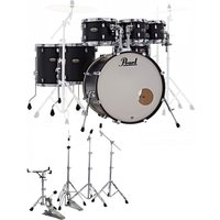 Pearl Decade Maple 22 7pc Drum Kit w/Hardware Satin Slate Black