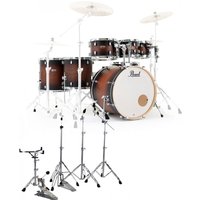 Pearl Decade Maple 22 7pc Drum Kit w/Hardware Satin Brown Burst