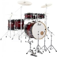 Pearl Decade Maple 22 7pc Drum Kit w/Hardware Gloss Deep Red Burst