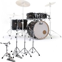 Pearl Decade Maple 22 7pc Drum Kit w/Hardware Satin Black Burst