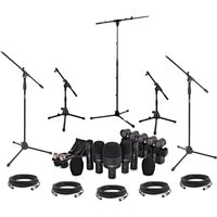 DMS-5PS Complete Drum Microphone Set Including Stands and Cables