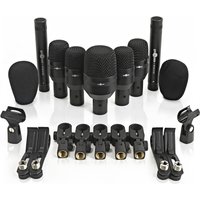 Read more about the article 7 Piece Drum Mic Set with Carry Case by Gear4music – Nearly New
