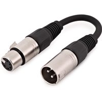 DMX 5 Pin to 3 Pin Converter Cable by Gear4music