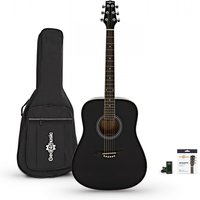 Read more about the article Dreadnought Acoustic Guitar by Gear4music + Accessory Pack Black