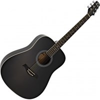Read more about the article Dreadnought Acoustic Guitar by Gear4music Black