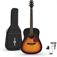 Read more about the article Deluxe Dreadnought Acoustic Guitar Pack by Gear4music Mahogany