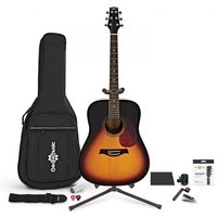 Dreadnought Acoustic Guitar Complete Player Pack by Gear4music