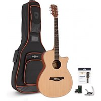 Read more about the article Deluxe Cutaway Folk Guitar Pack by Gear4music Ovangkol