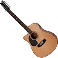 Read more about the article Dreadnought Left-Handed 12-String Acoustic Guitar by Gear4music – Nearly New