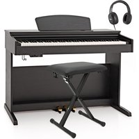 DP-10X Digital Piano by Gear4music + Accessory Pack Matte Black