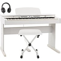 DP-6 Digital Piano by Gear4music + Accessory Pack White