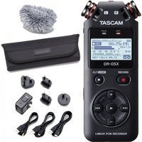 Tascam DR-05X Stereo Handheld Audio Recorder with Accessory Pack