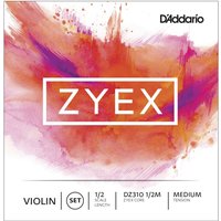 DAddario Zyex Violin String Set 1/2 Size Medium