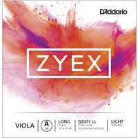 DAddario Zyex Viola A String Long Scale Light