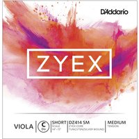 DAddario Zyex Viola C String Short Scale Medium 
