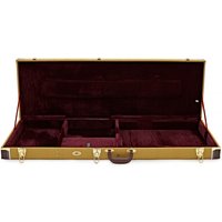 Electric Bass Guitar Case by Gear4music Tweed