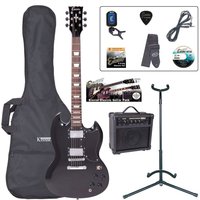 Encore E69 Electric Guitar Outfit Black