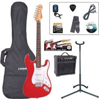 Encore E6 Electric Guitar Outfit Red