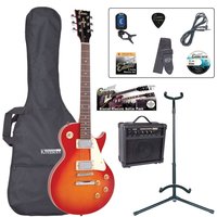 Encore E99 Electric Guitar Outfit Cherry Sunburst