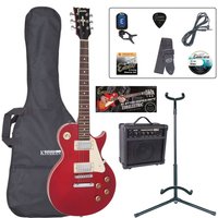 Encore E99 Electric Guitar Outfit Wine Red