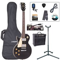 Encore E99 Left Hand Electric Guitar Outfit Black