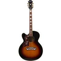 Read more about the article Epiphone J-200 EC Studio Left Handed (EJ-200SCE) Vintage Sunburst – Secondhand