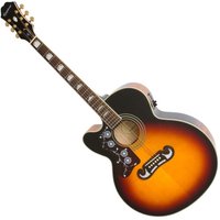 Read more about the article Epiphone J-200 EC Studio Left Handed (EJ-200SCE) Vintage Sunburst