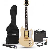 Read more about the article Brooklyn Select Electric Guitar + 15W Amp Pack Ivory