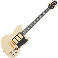 Brooklyn Select Electric Guitar by Gear4music Ivory