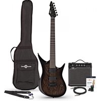 Harlem 6 Electric Guitar + 15W Amp Pack Trans Black